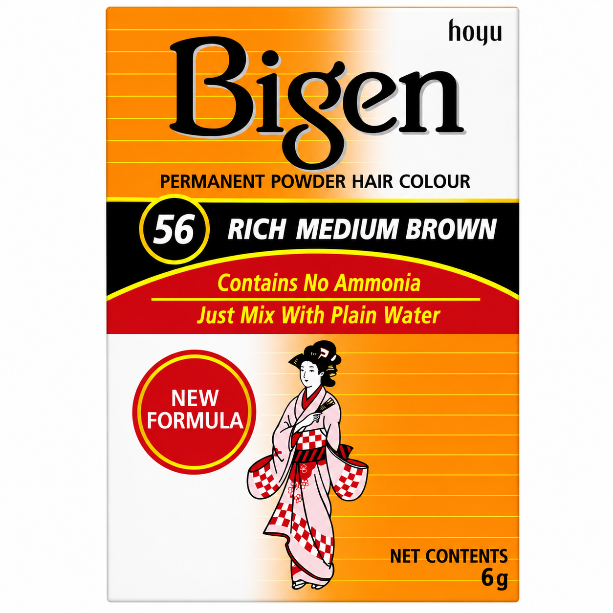 Bigen Permanent Powder Hair Dye 6g