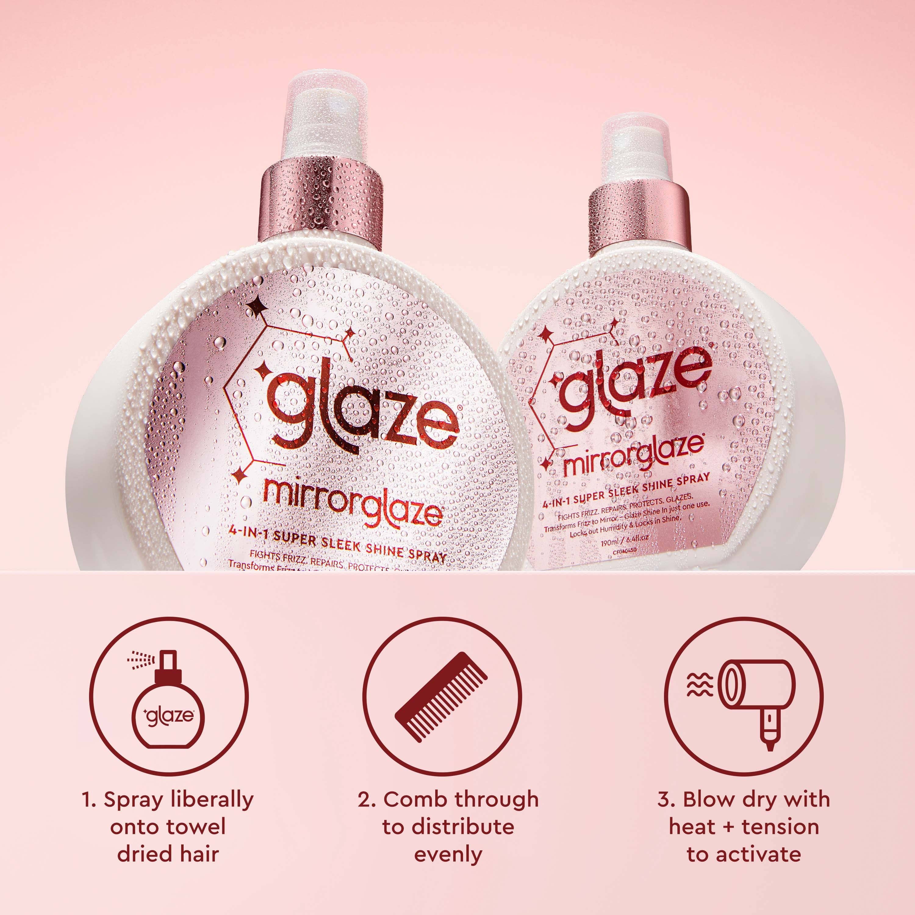 Glaze Mirror Glaze Super Sleek Shine Spray 190ml