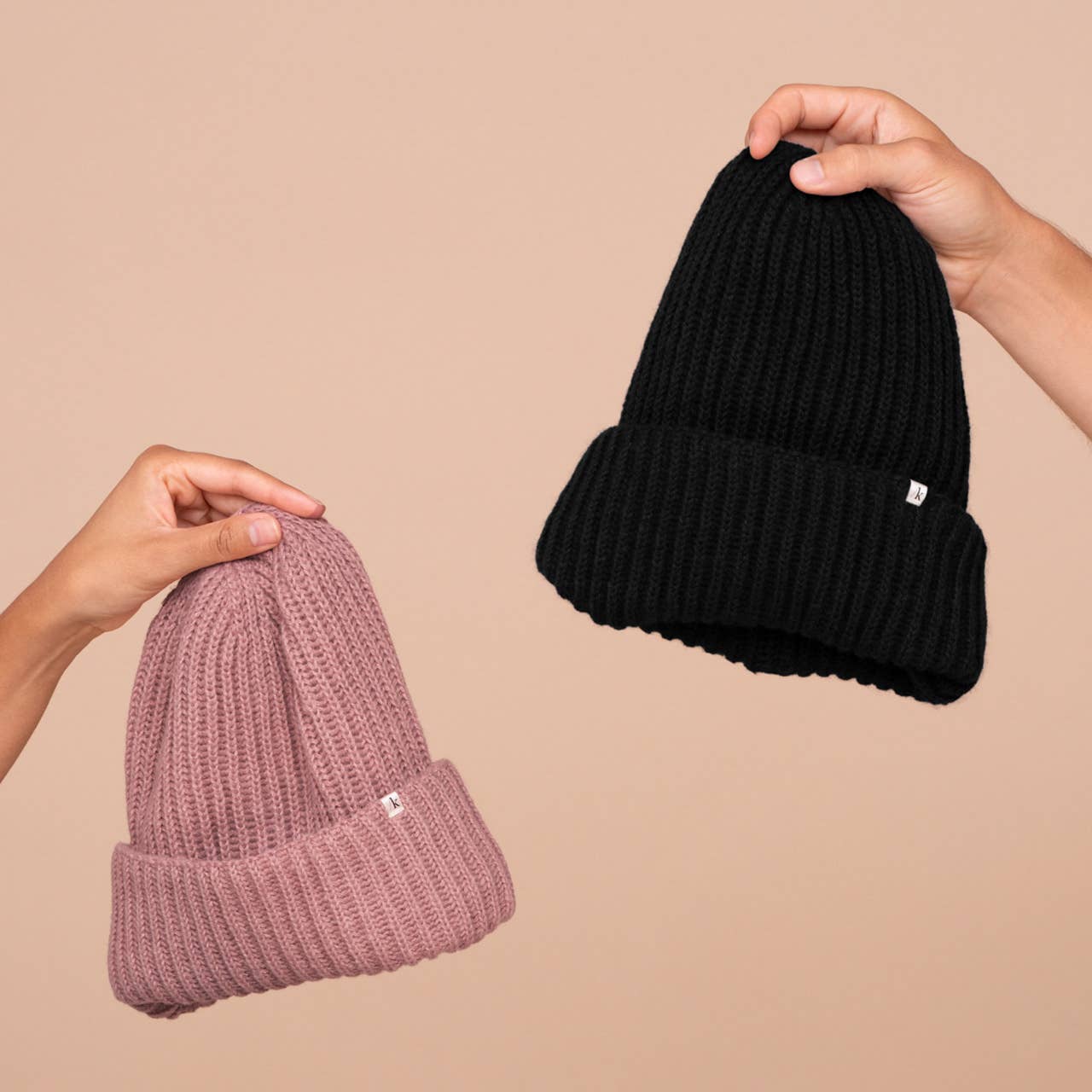 Kitsch Glazey™ Satin-Lined Beanie - Blush