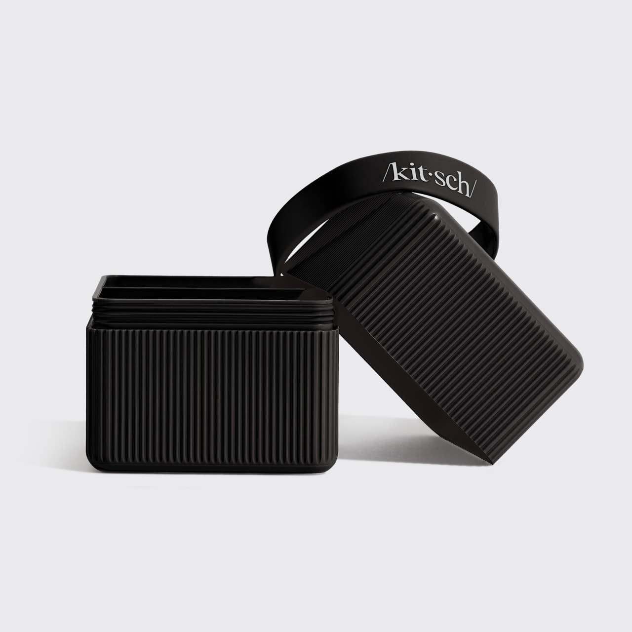 Kitsch 2-Compartment Travel Case - Black