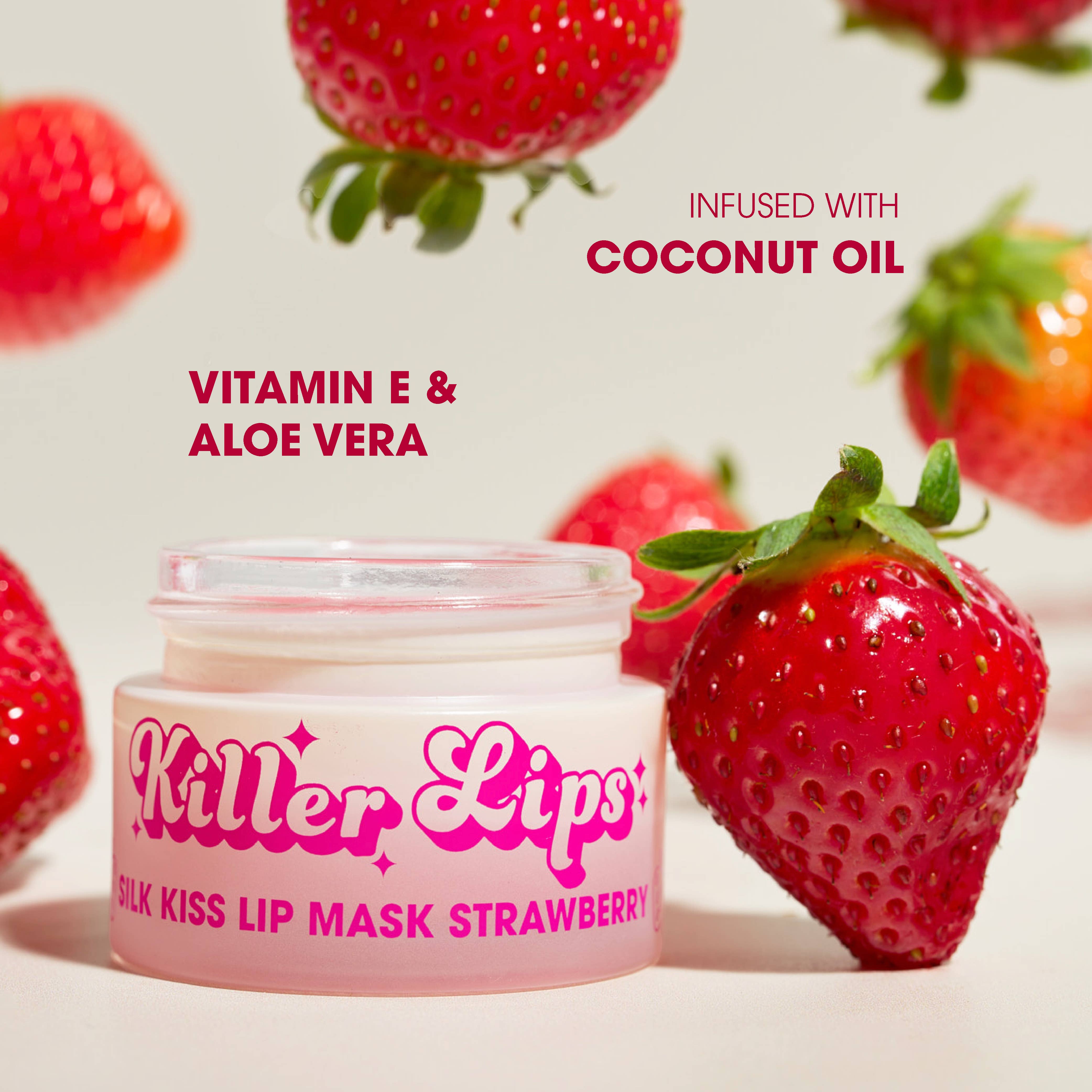 Killer Lips Silk Kiss Lip Mask - Strawberry