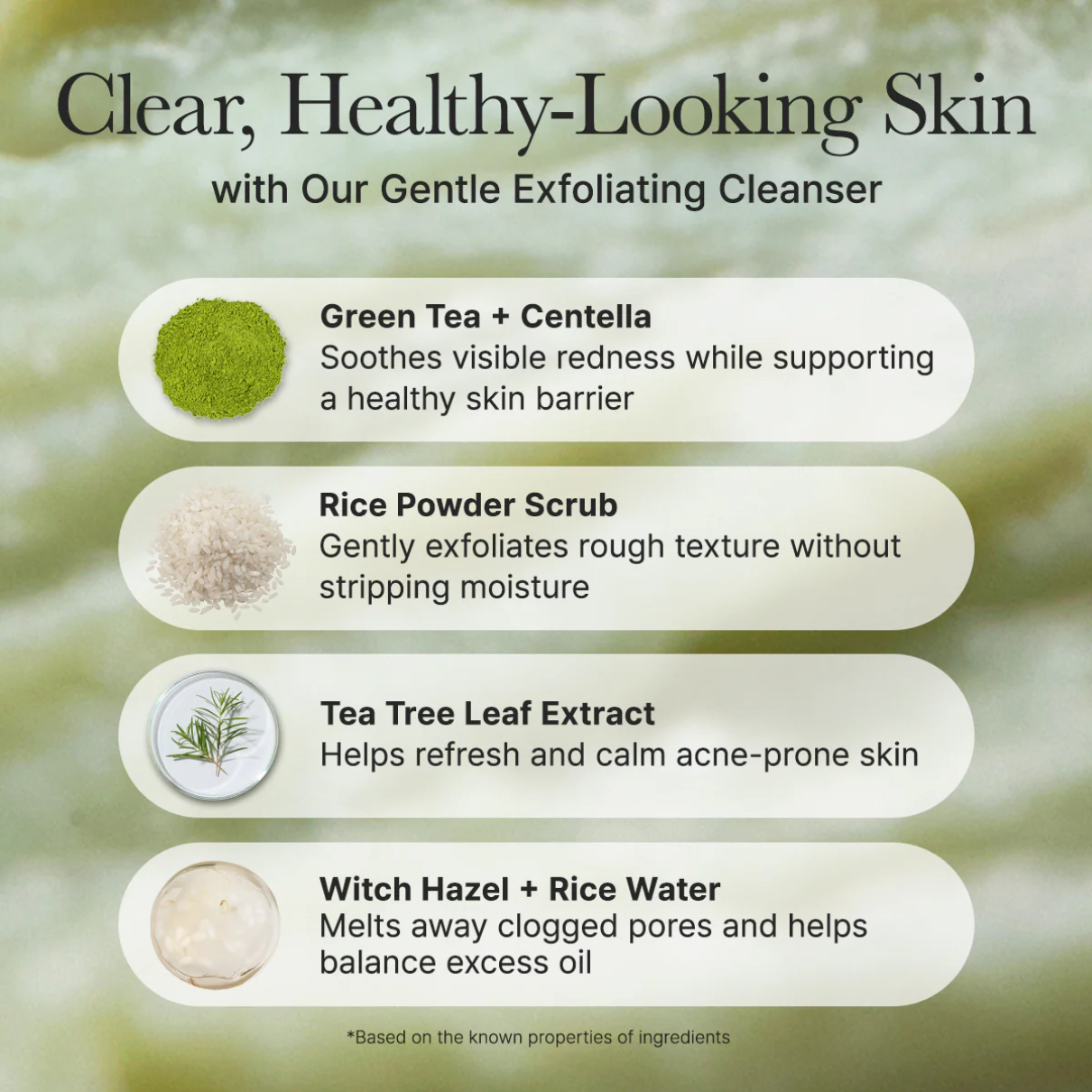 Arencia Fresh Green Rice Mochi Cleanser 120g