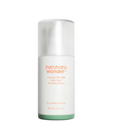 Skincare serum bottle with &