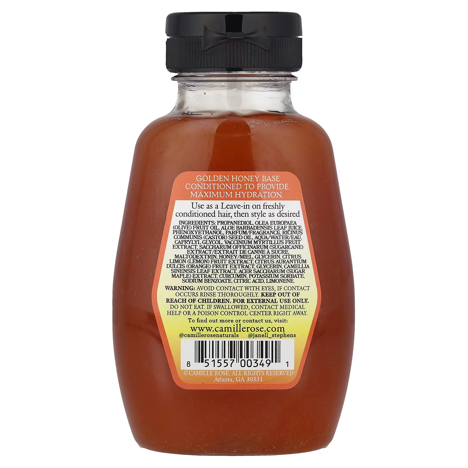 Camille Rose Naturals Honey Hydrate Leave-In 9oz