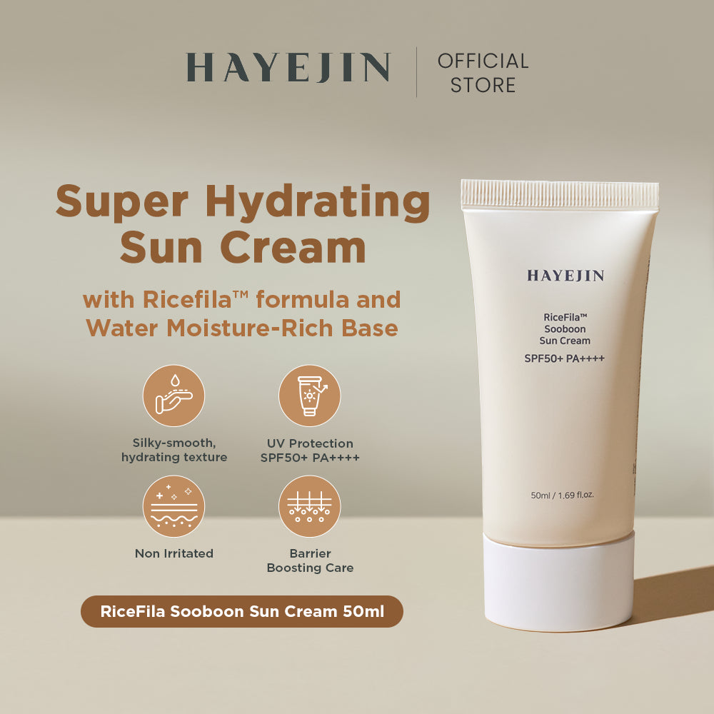 HAYEJIN RiceFila Sooboon Sun Cream SPF50+ 50ml