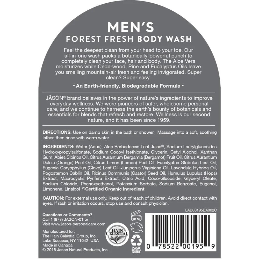Jason Men's Forest Fresh Body Wash 30oz