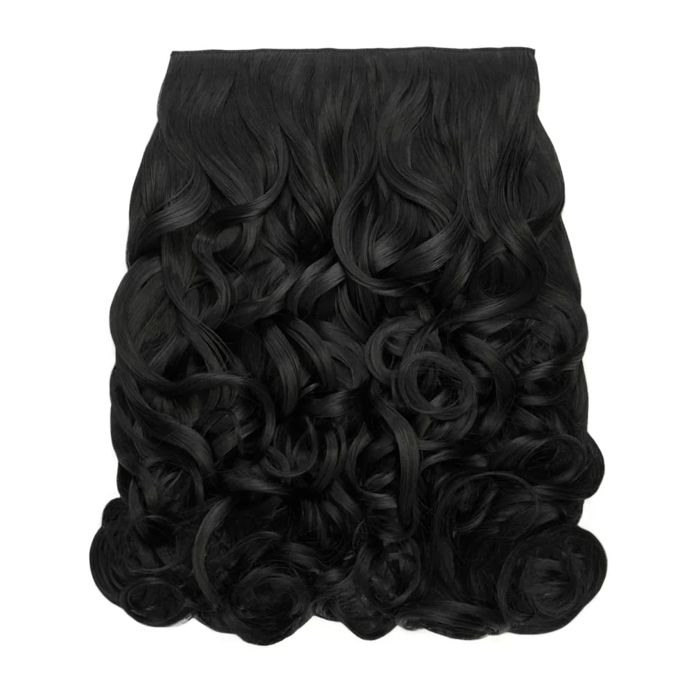 Stranded 20" One Piece Curly Clip-In