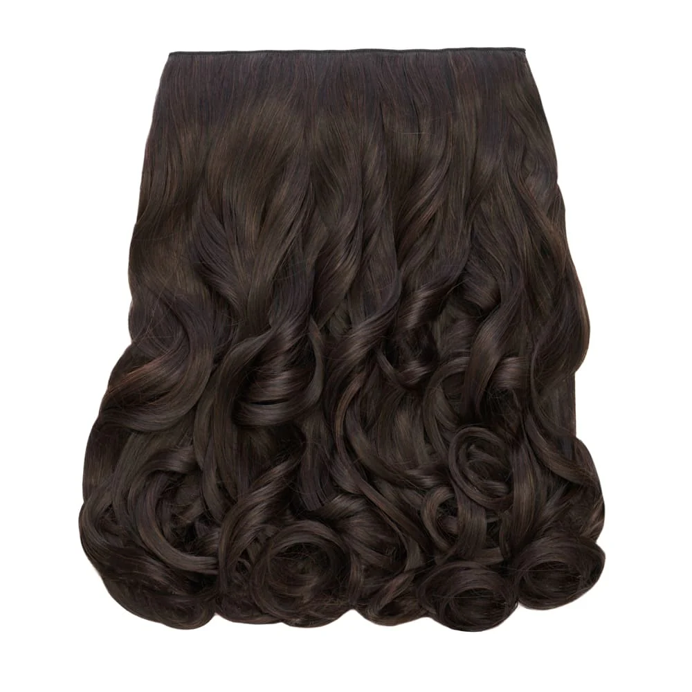 Stranded 20" One Piece Curly Clip-In
