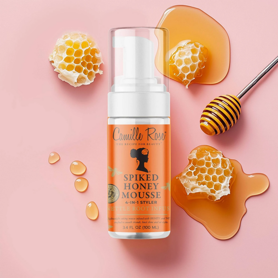 Camille Rose Spiked Honey Mousse 8oz