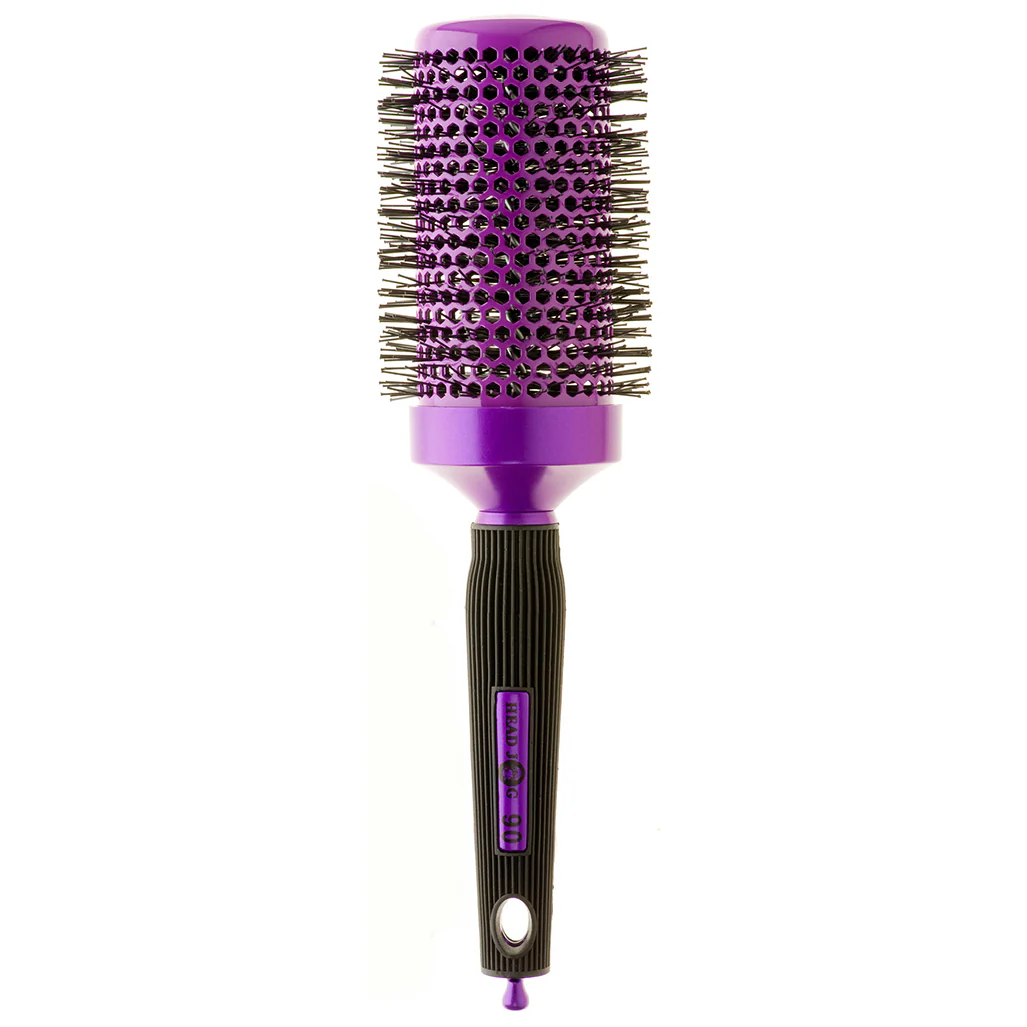 Head Jog Purple Round Brush