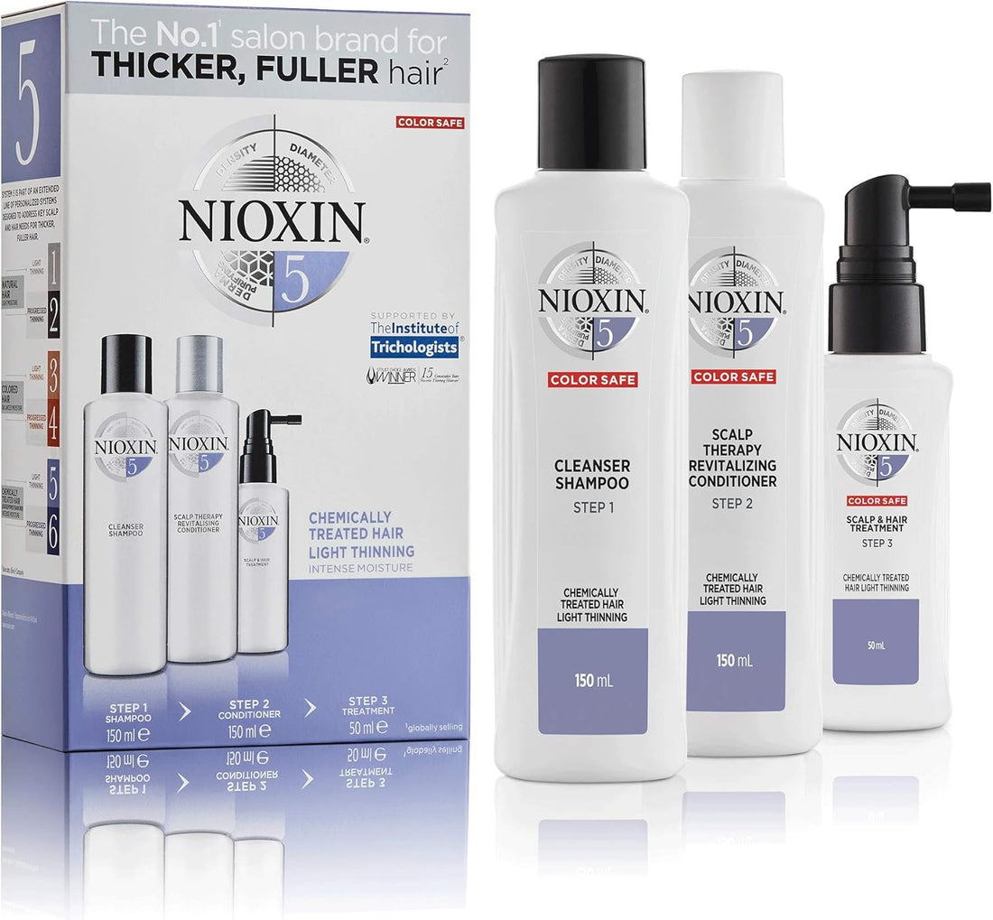Nioxin System 5 Chemically Treated Hair Light Thinning Trial Kit