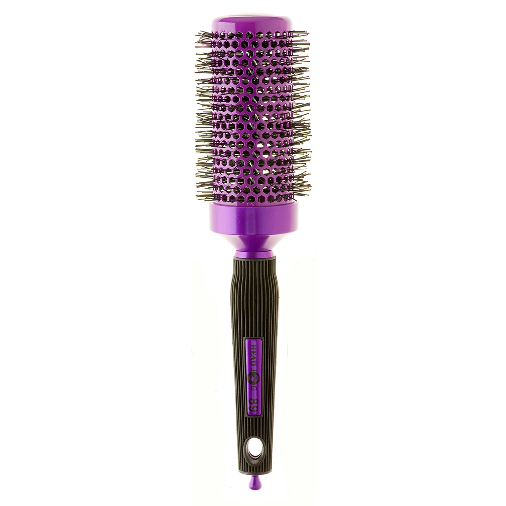 Head Jog Purple Round Brush