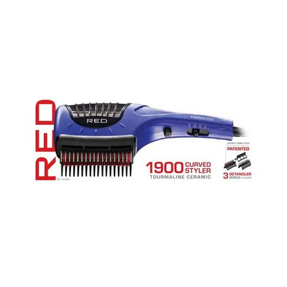 Red By Kiss 1900 Curved Styler Tourmaline Ceramic