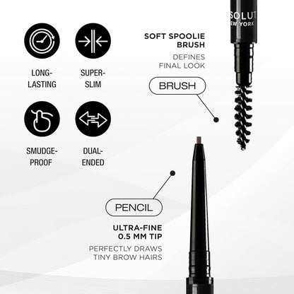 Absolute New York Super Slim Brow Pencil