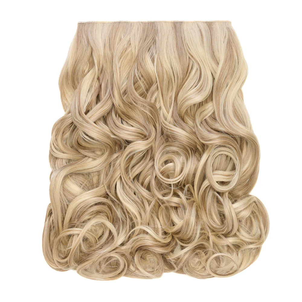 Stranded 20" One Piece Curly Clip-In