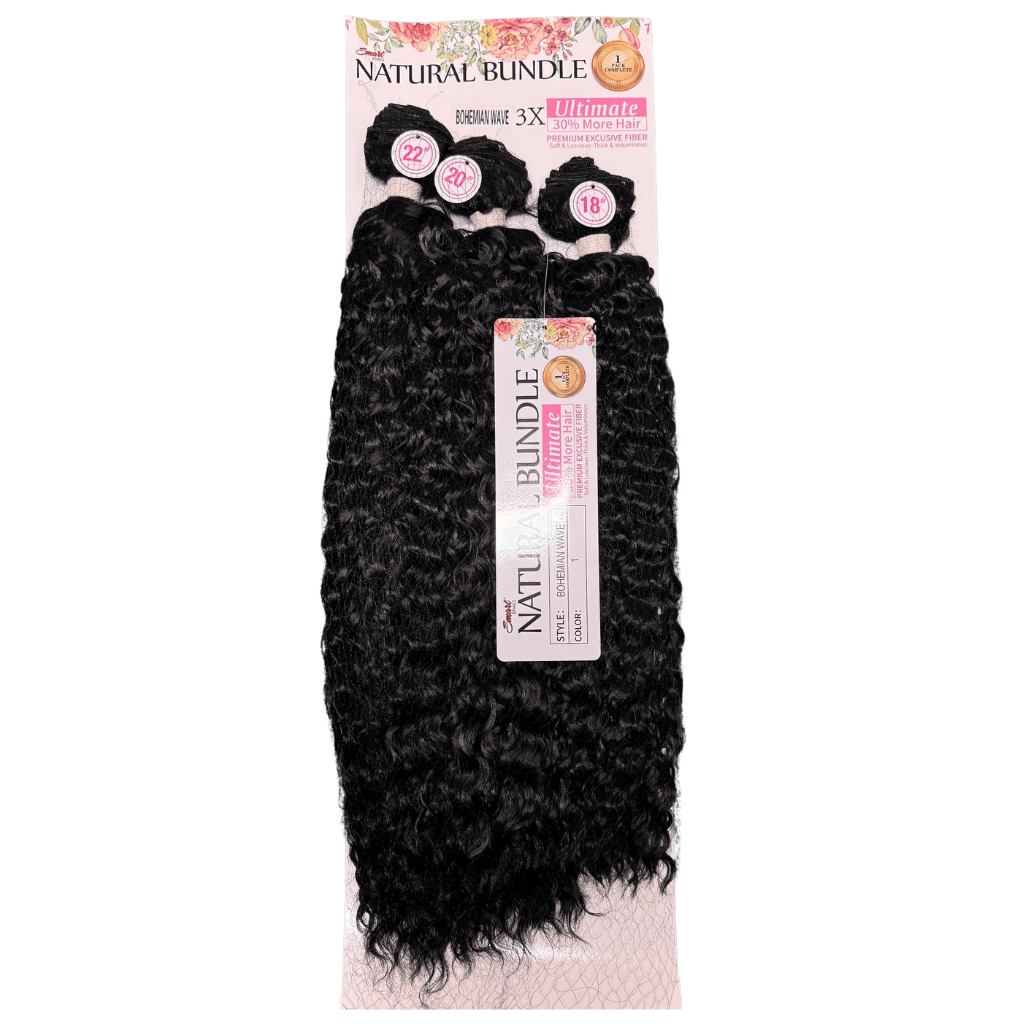 Smart Braid Natural Bundle Bohemian Wave 3x