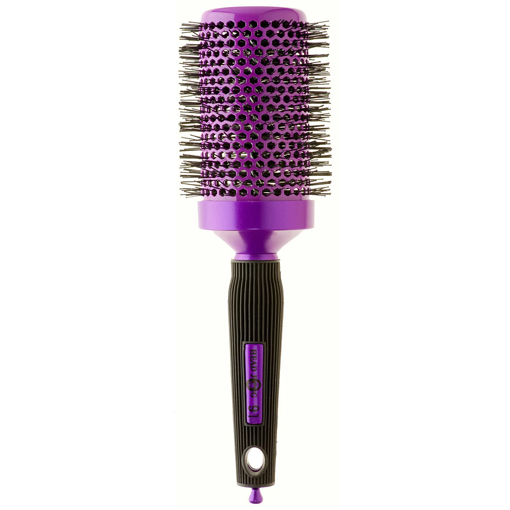 Head Jog Purple Round Brush