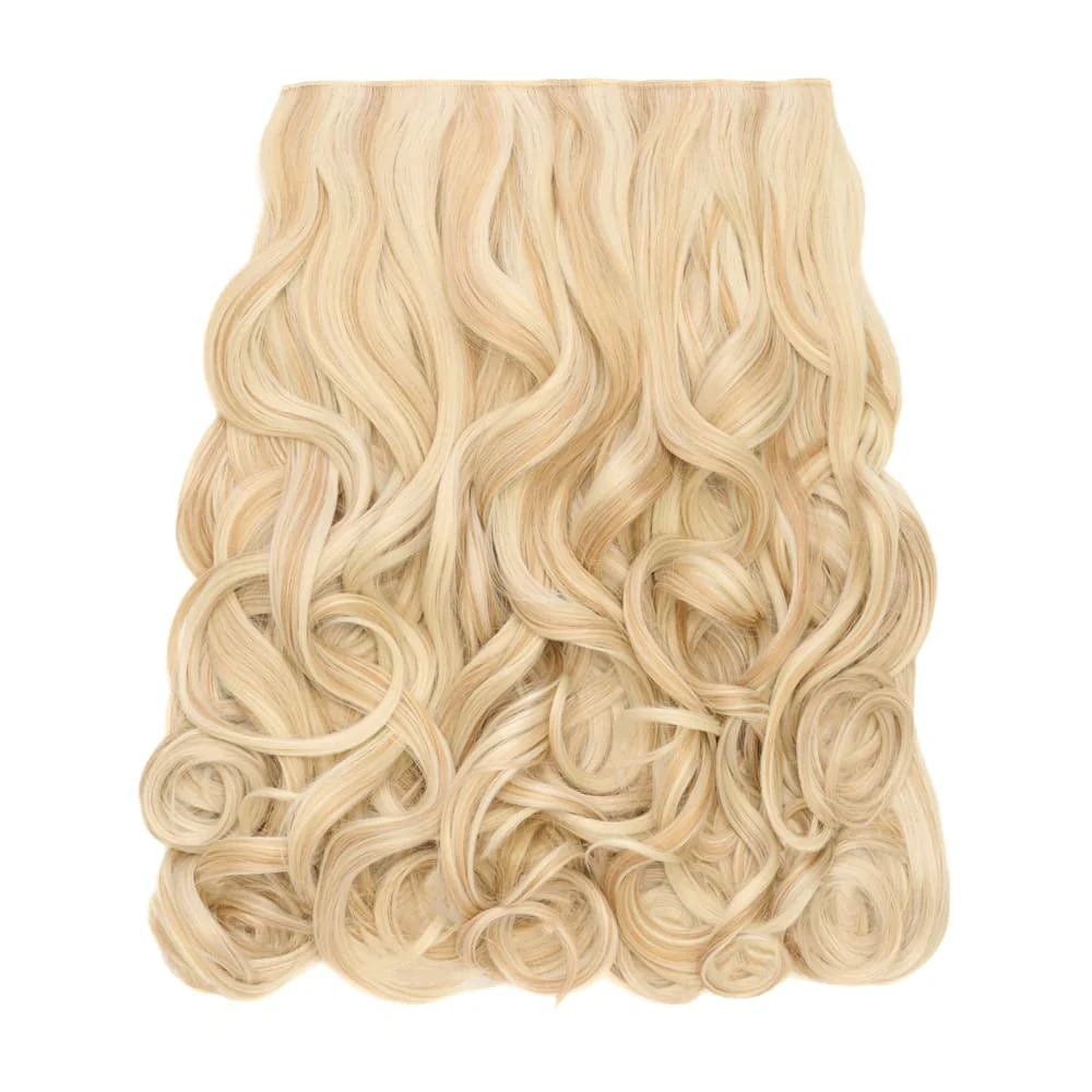 Stranded 20" One Piece Curly Clip-In