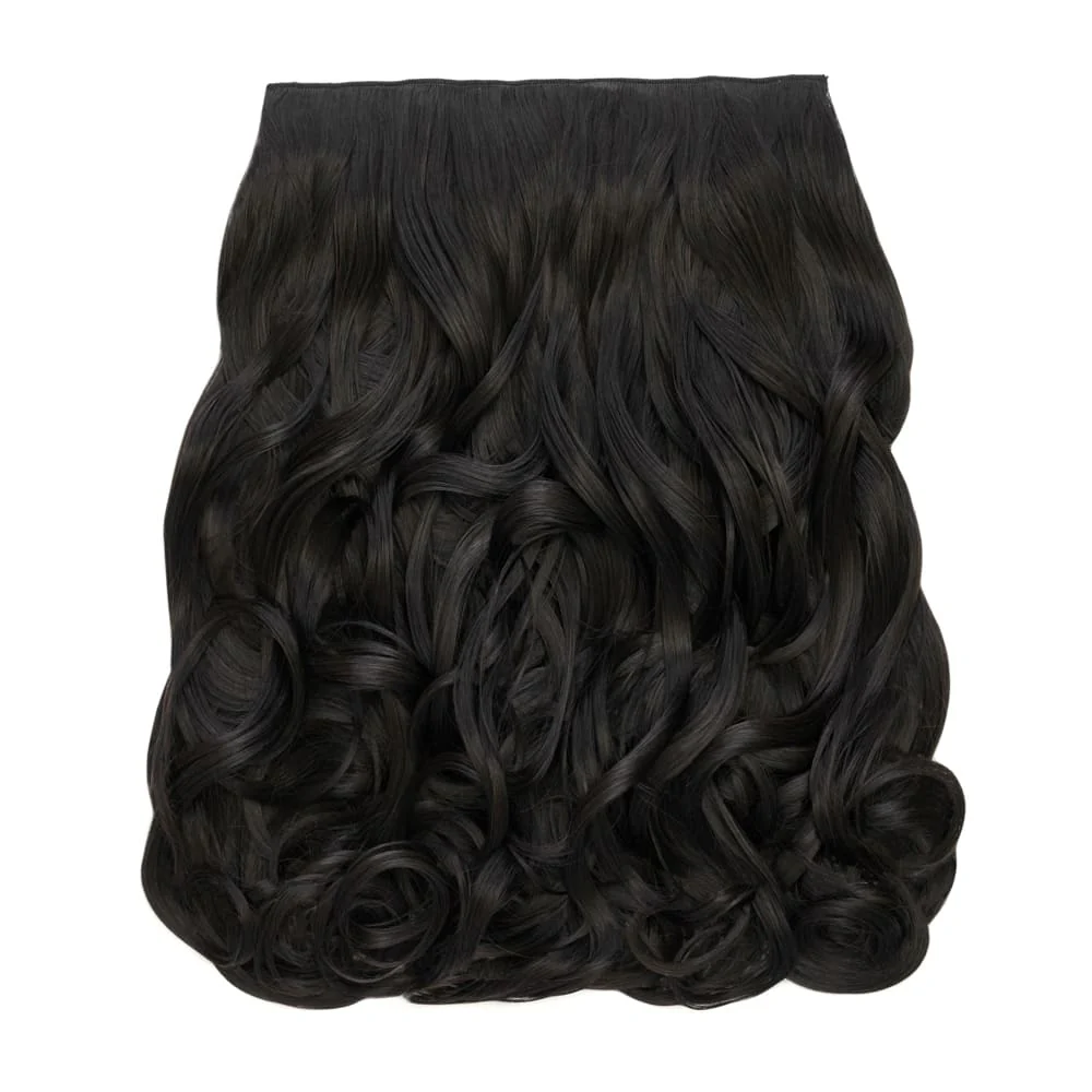 Stranded 20" One Piece Curly Clip-In