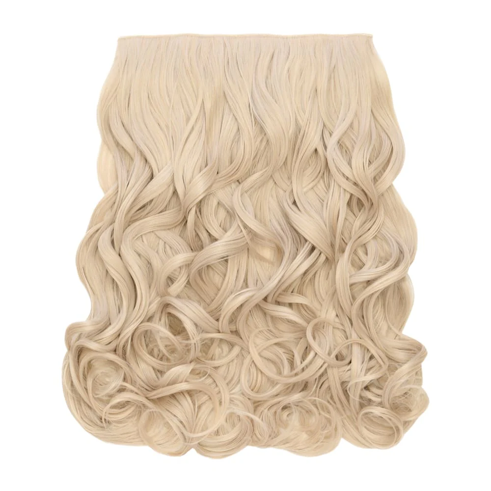 Stranded 20" One Piece Curly Clip-In