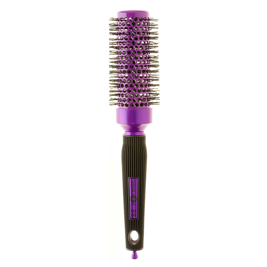 Head Jog Purple Round Brush