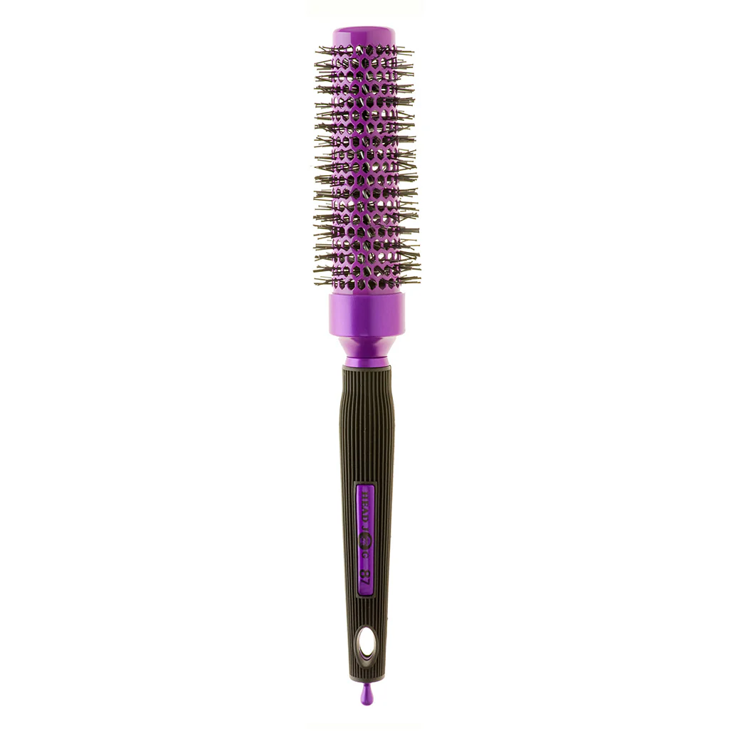 Head Jog Purple Round Brush