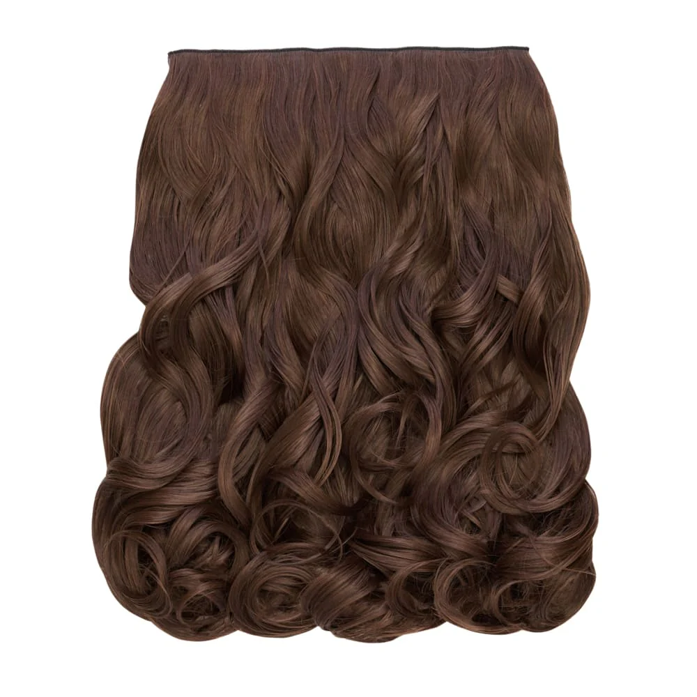 Stranded 20" One Piece Curly Clip-In