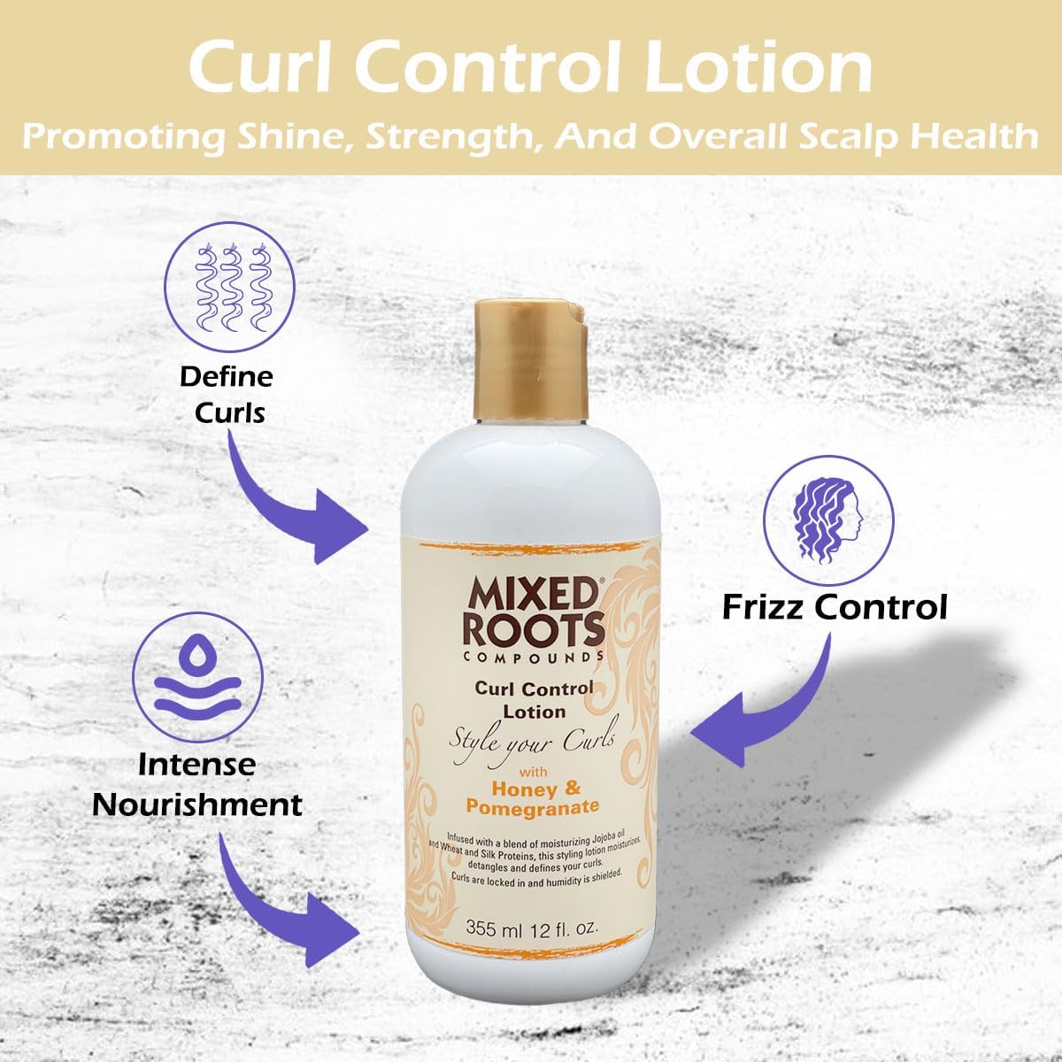 Mixed Roots Curl Control Lotion 355ml