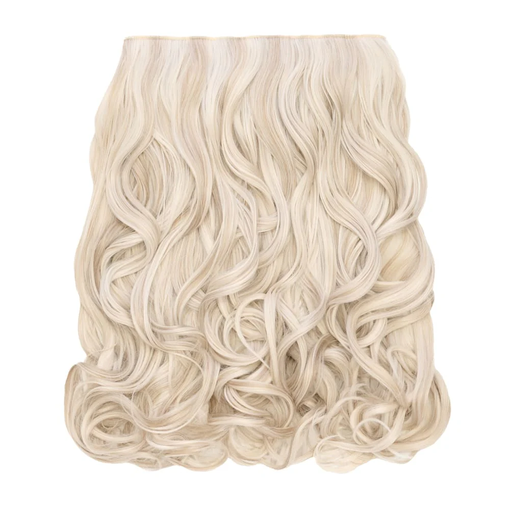 Stranded 20" One Piece Curly Clip-In