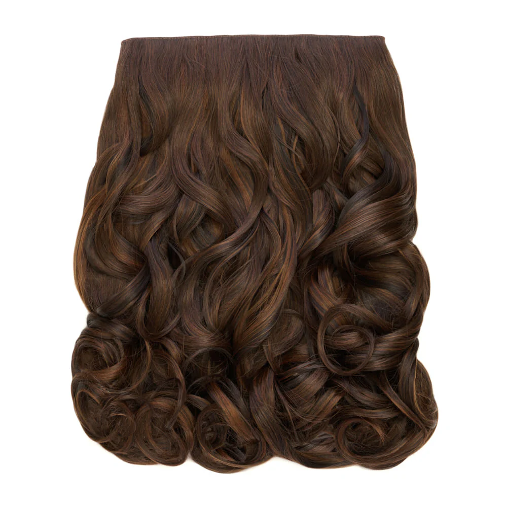 Stranded 20" One Piece Curly Clip-In