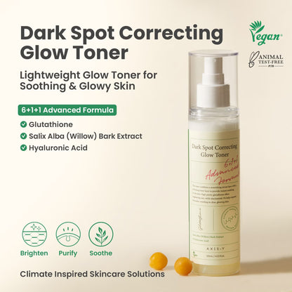 AXIS-Y Dark Spot Correcting Glow Toner 125ml formula