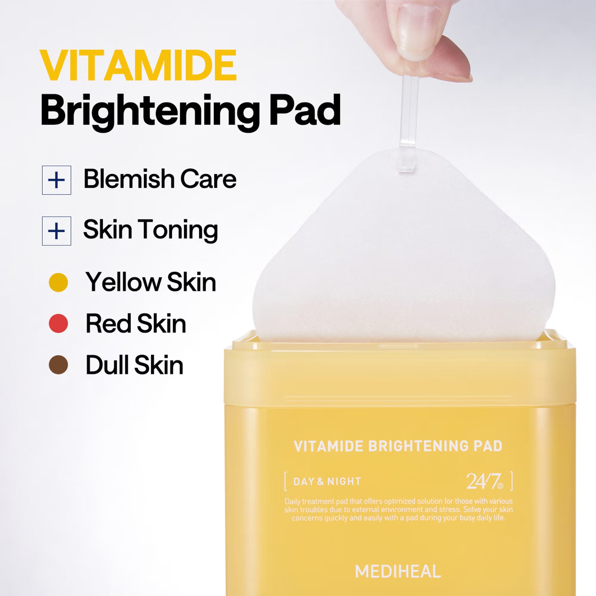 MEDIHEAL Vitamide Brightening Pads 100 Pads