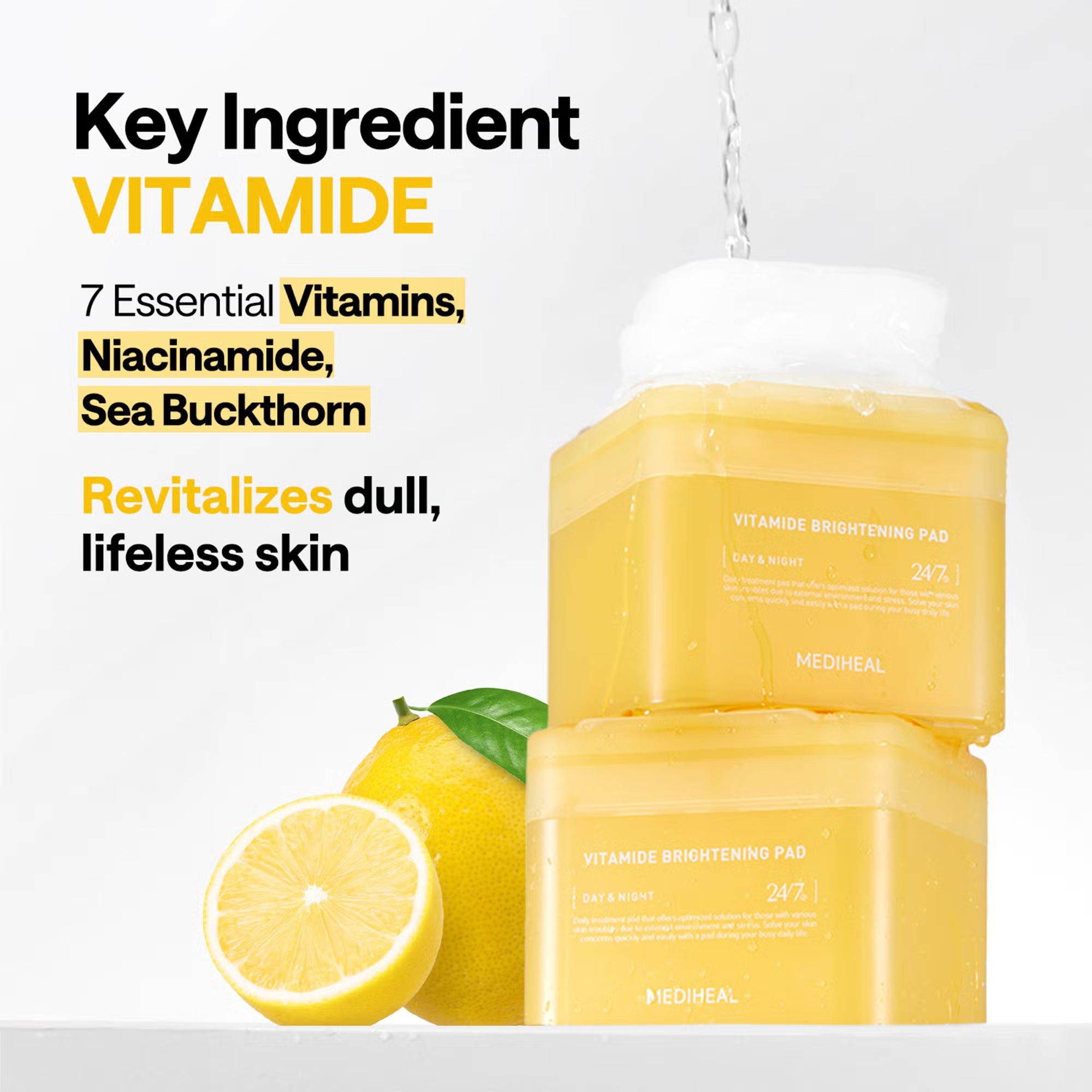 MEDIHEAL Vitamide Brightening Pads 100 Pads
