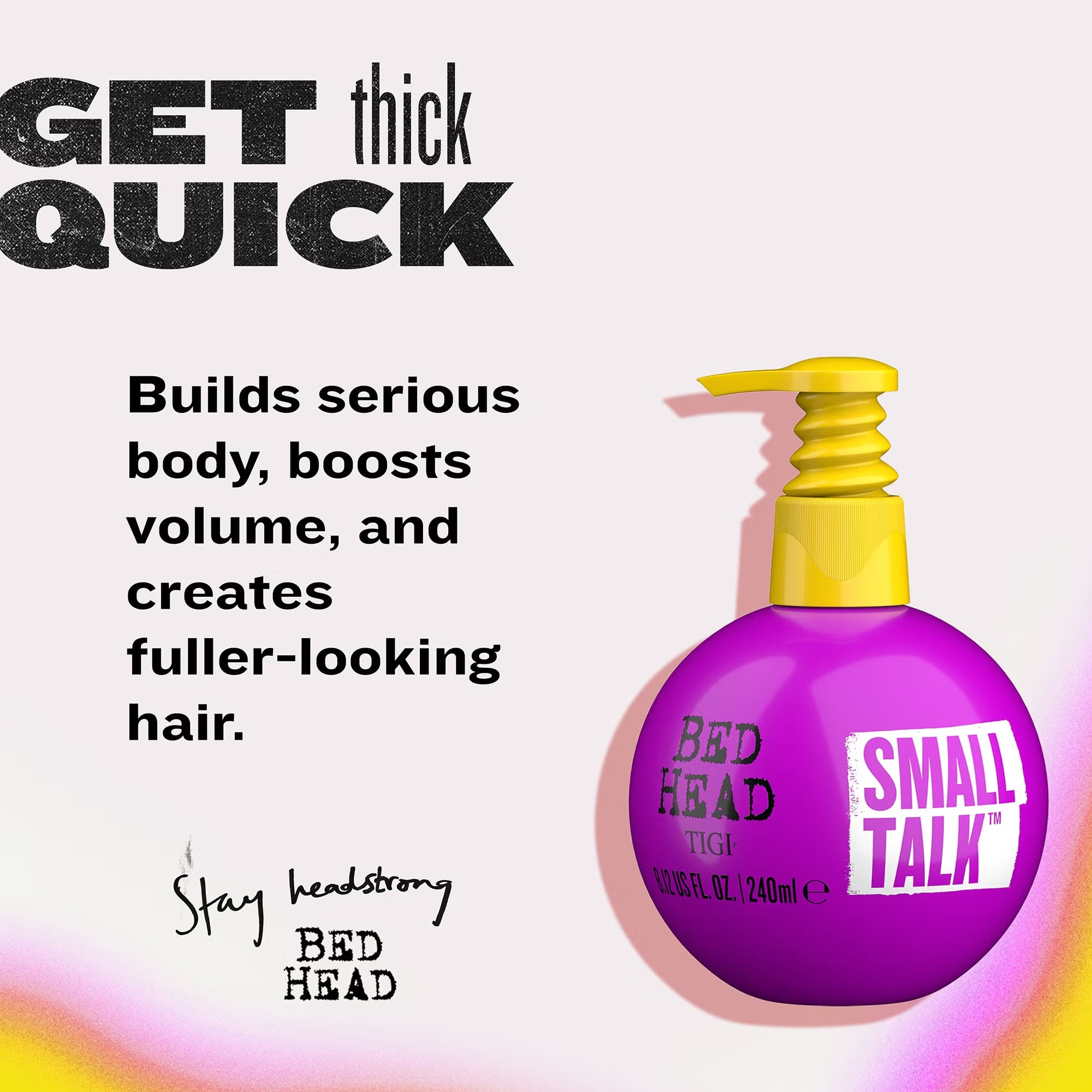 Bed Head Head Small Talk Thickening Cream 240ml