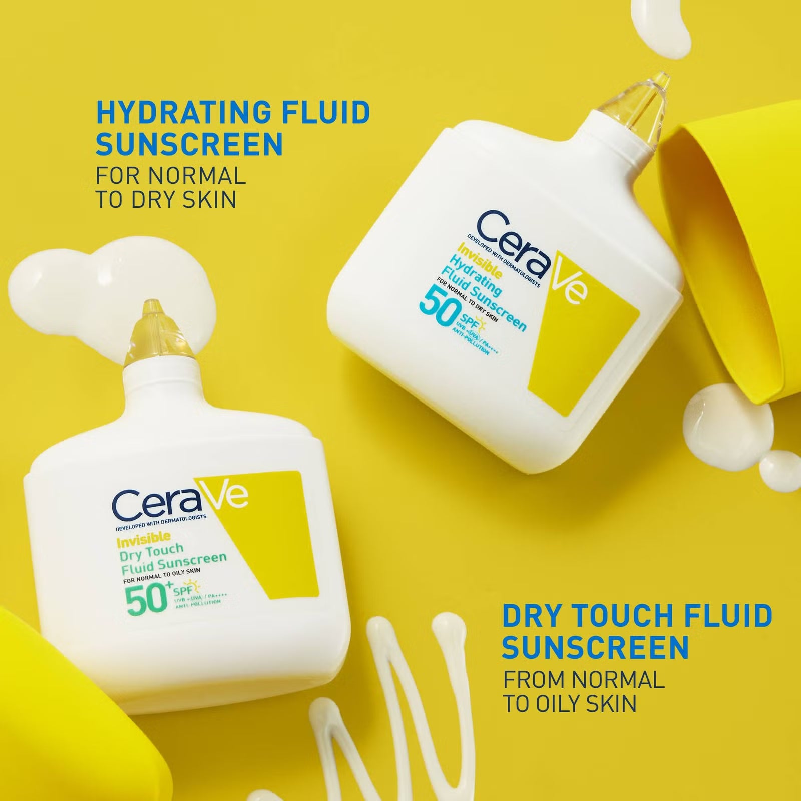 CeraVe Invisible Hydrating Fluid Sunscreen 50SPF 50ml