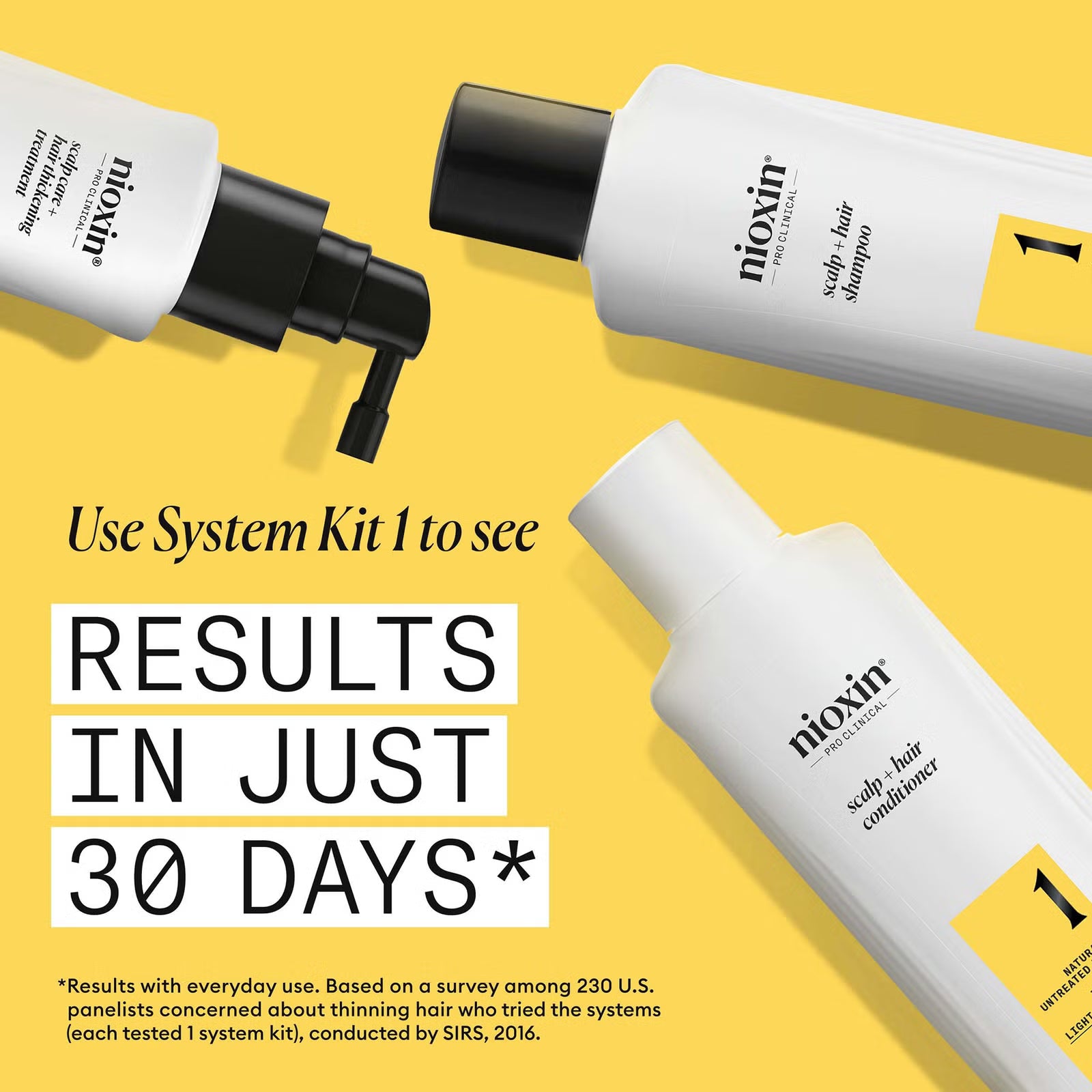 Nioxin System 1 Scalp + Hair Shampoo Light Thinning