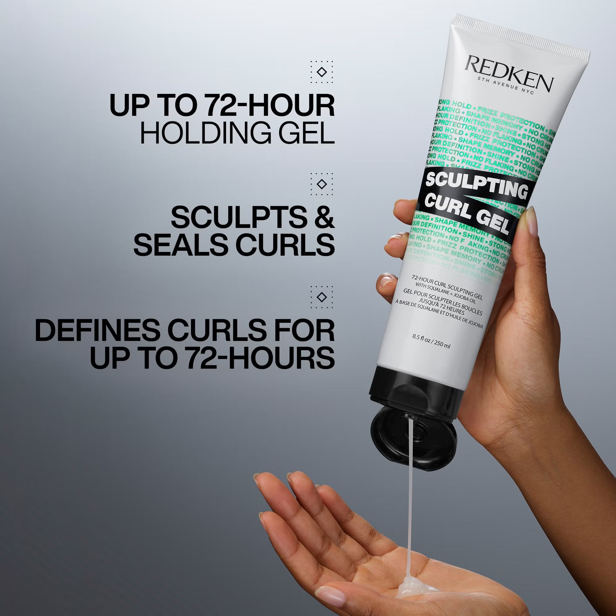 Redken Sculpting Curl Gel 72-Hour Curl Hold Gel 250ml