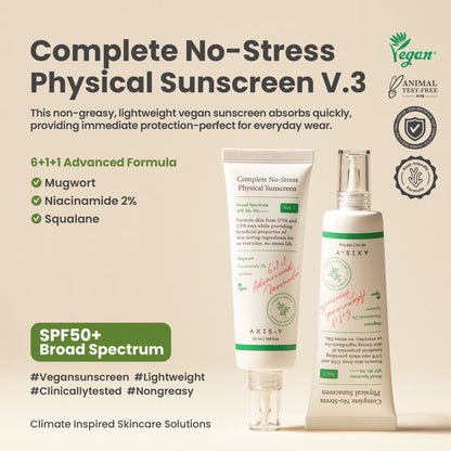 AXIS-Y Complete No-Stress Physical Sunscreen 50ml