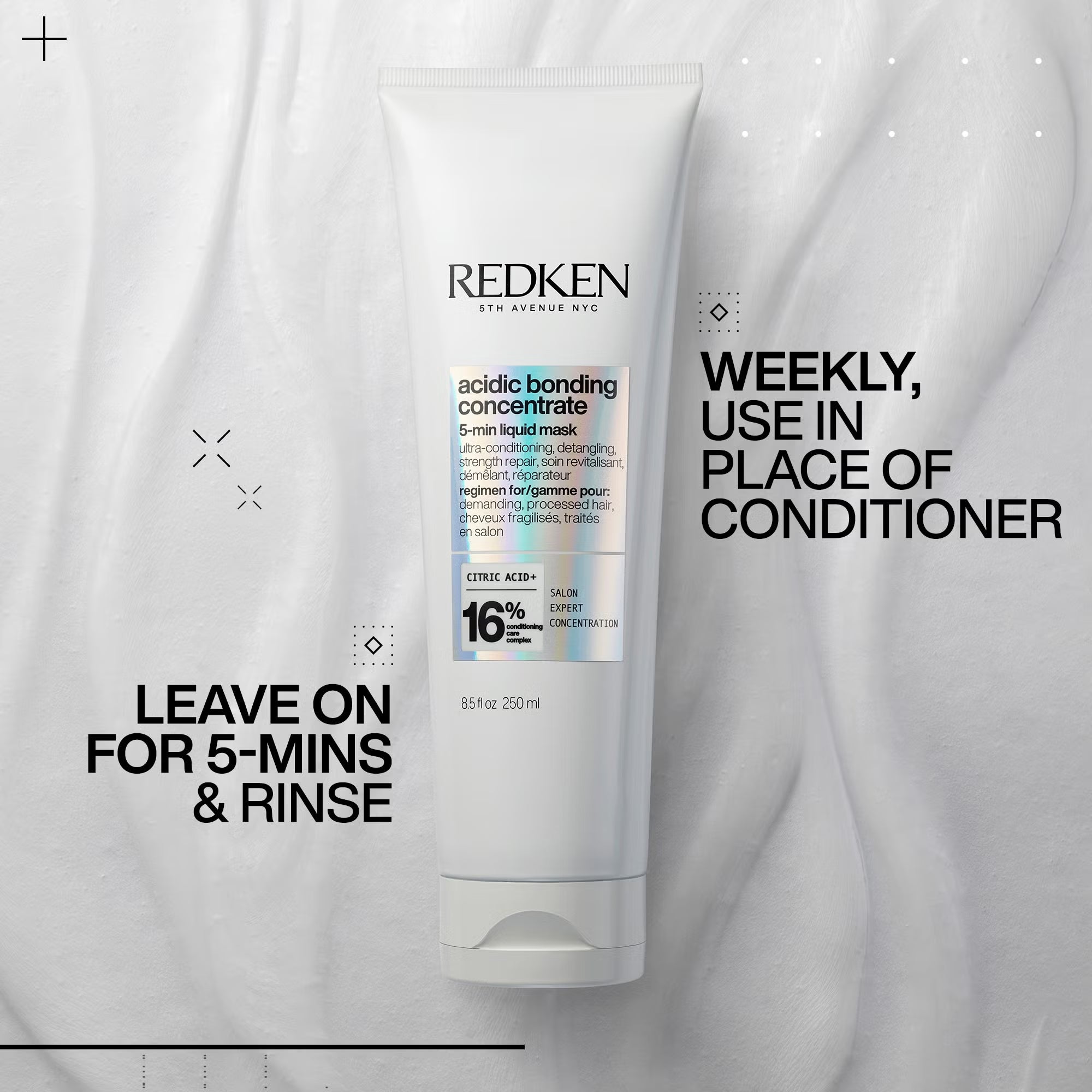 Redken Acidic Bonding Concentrate 5-Minute Liquid Hair Repair Mask 250ml