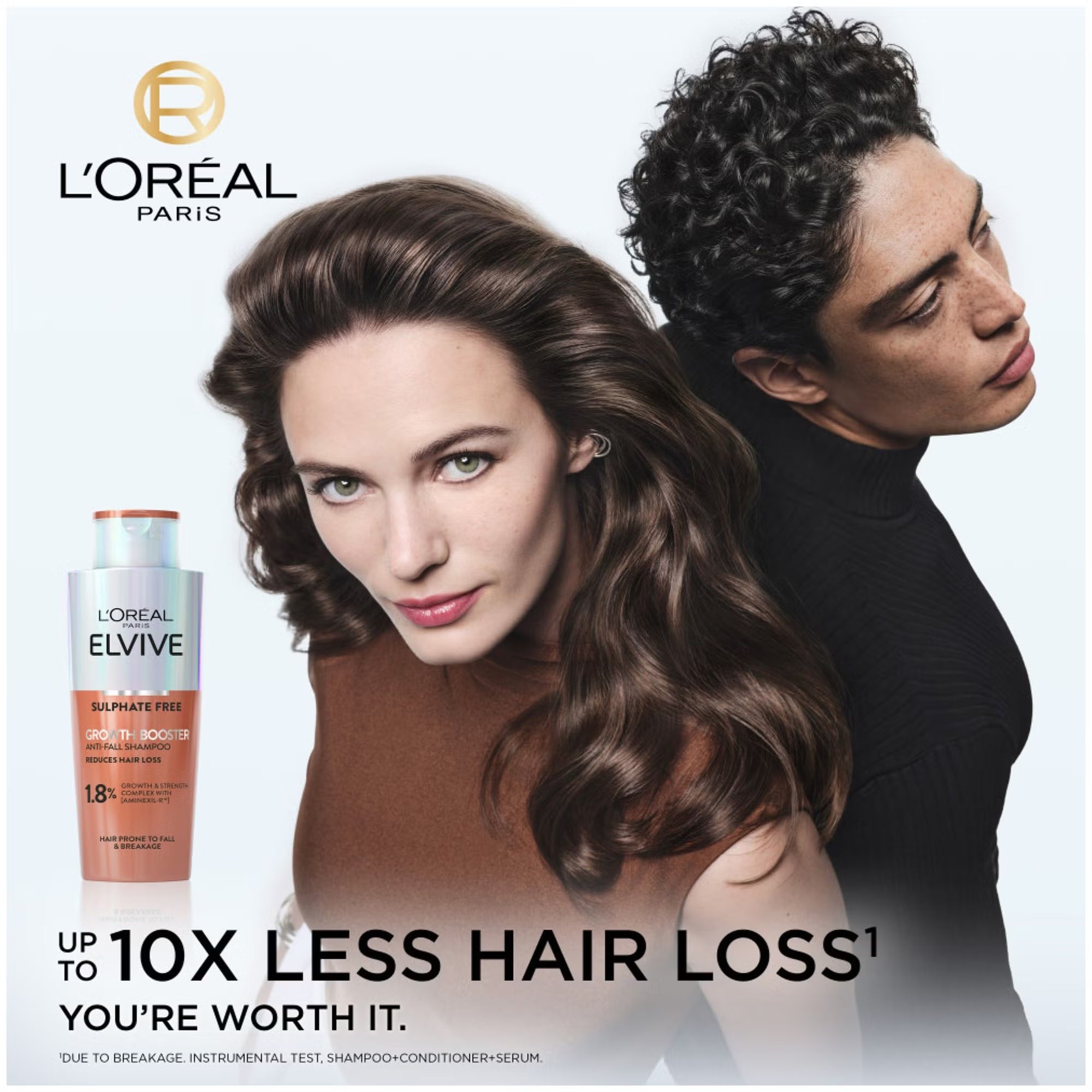L'Oréal Elvive Sulphate Free Growth Booster Anti-Fall Shampoo 200ml