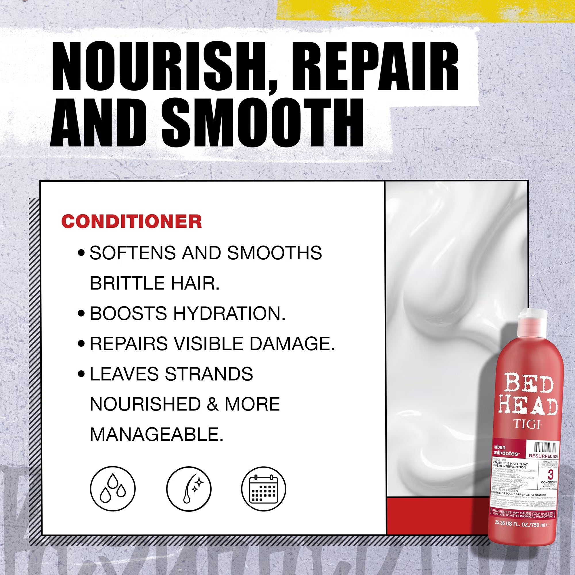 Bed Head by TIGI Resurrection Shampoo & Conditioner Set 750ml
