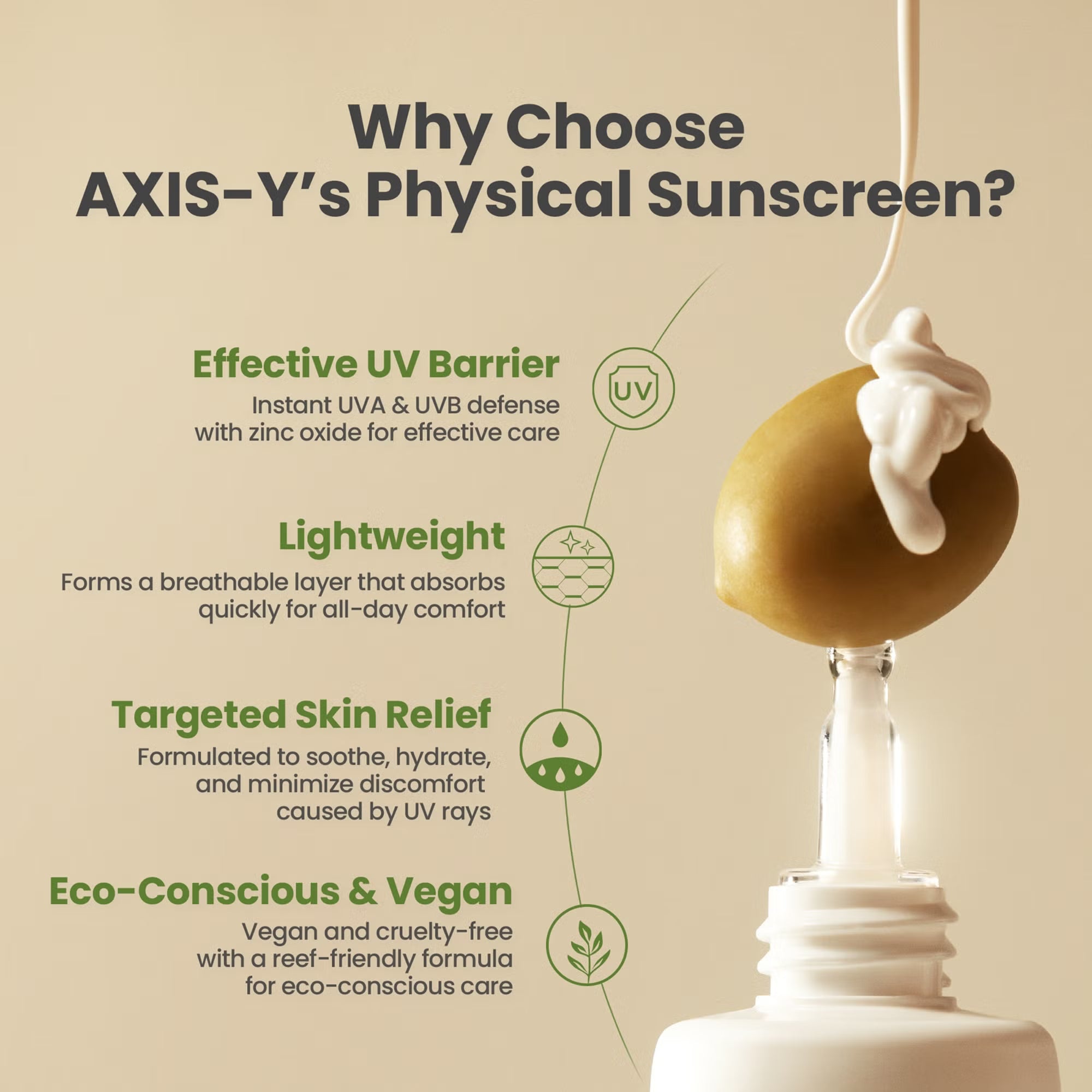 AXIS-Y Complete No-Stress Physical Sunscreen 50ml