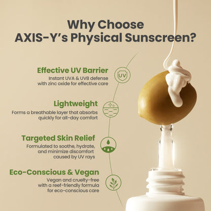 AXIS-Y Complete No-Stress Physical Sunscreen 50ml