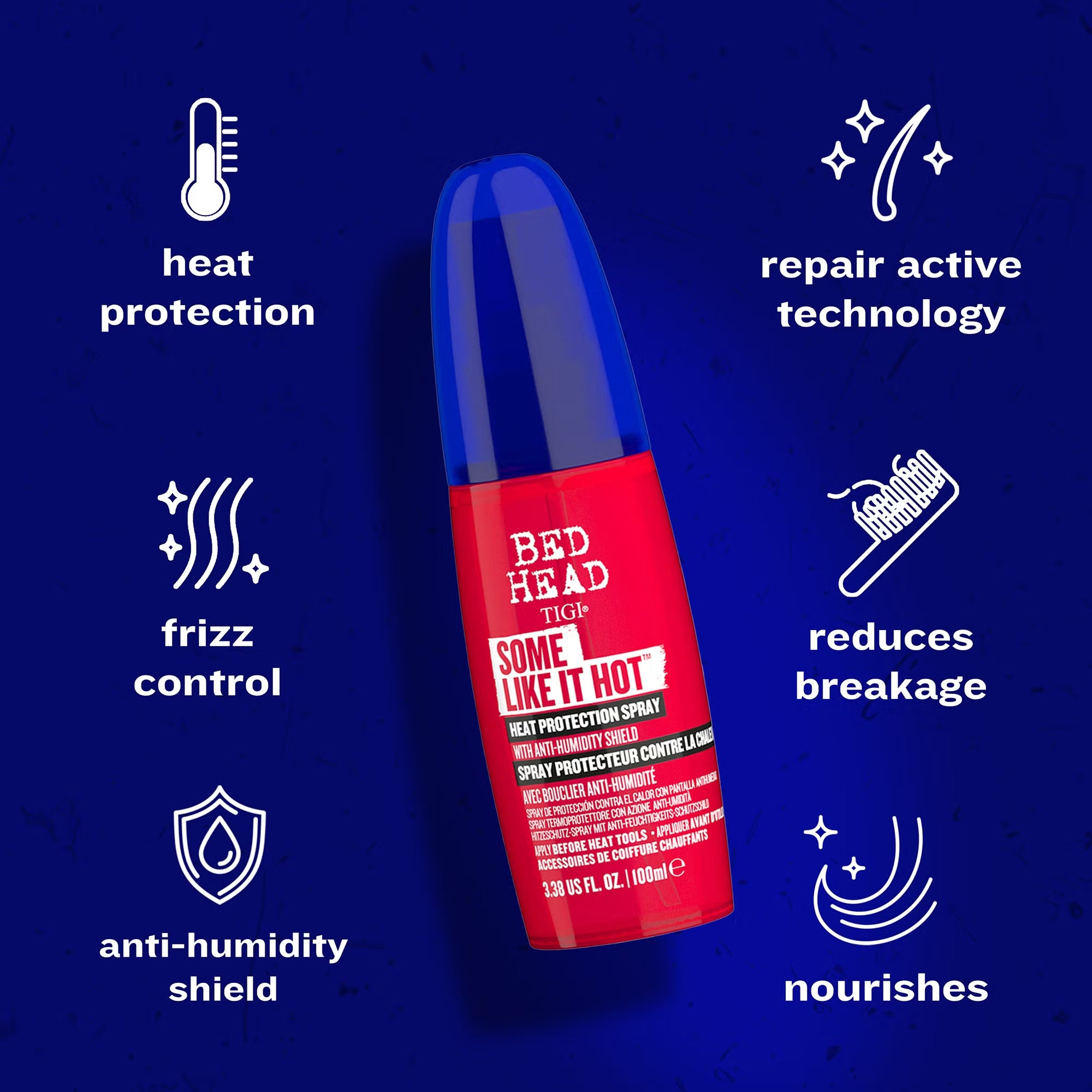 Bed Head Some Like It Hot Heat Protection Spray 100ml