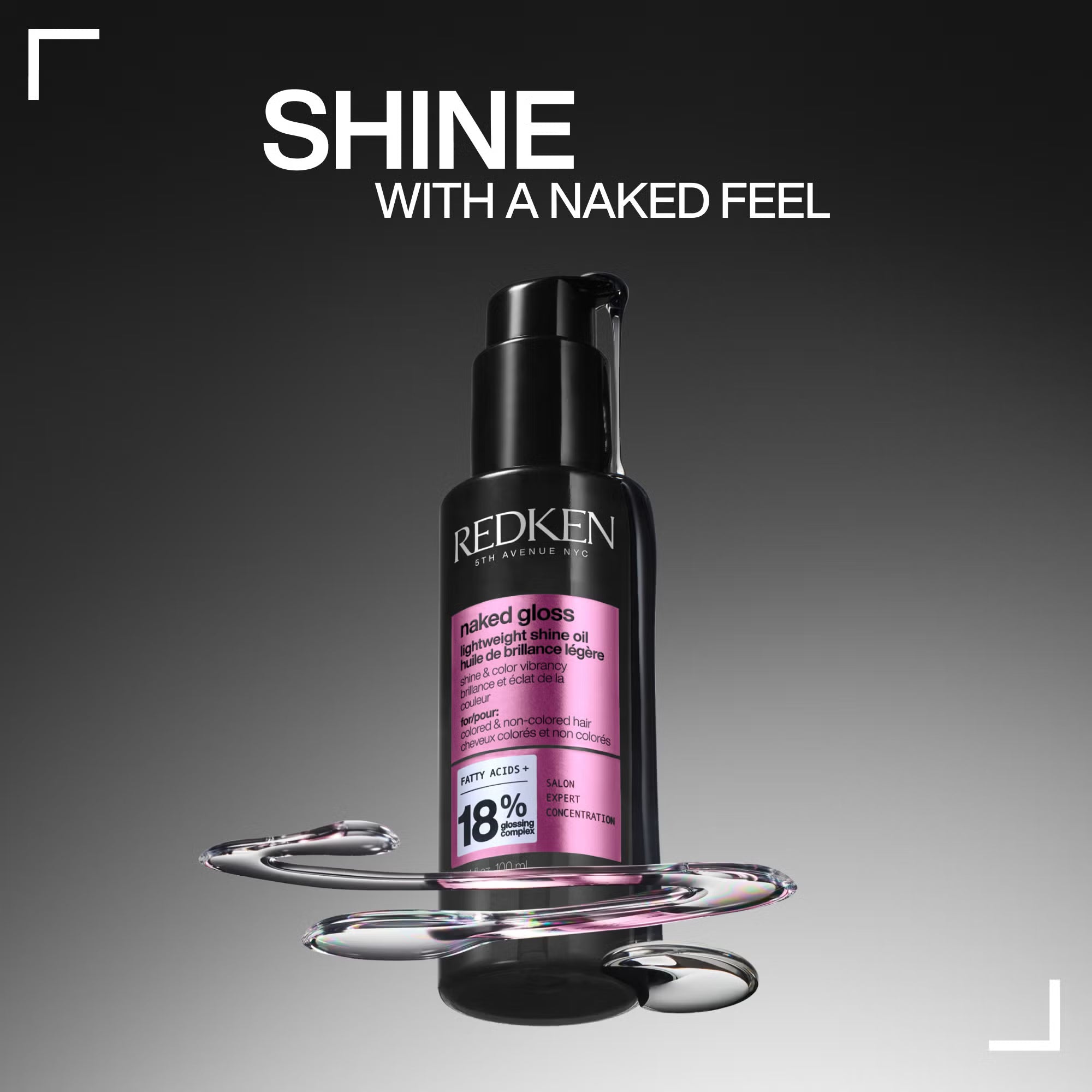 Redken Acidic Color Gloss Naked Gloss Lightweight Hair Oil 100ml