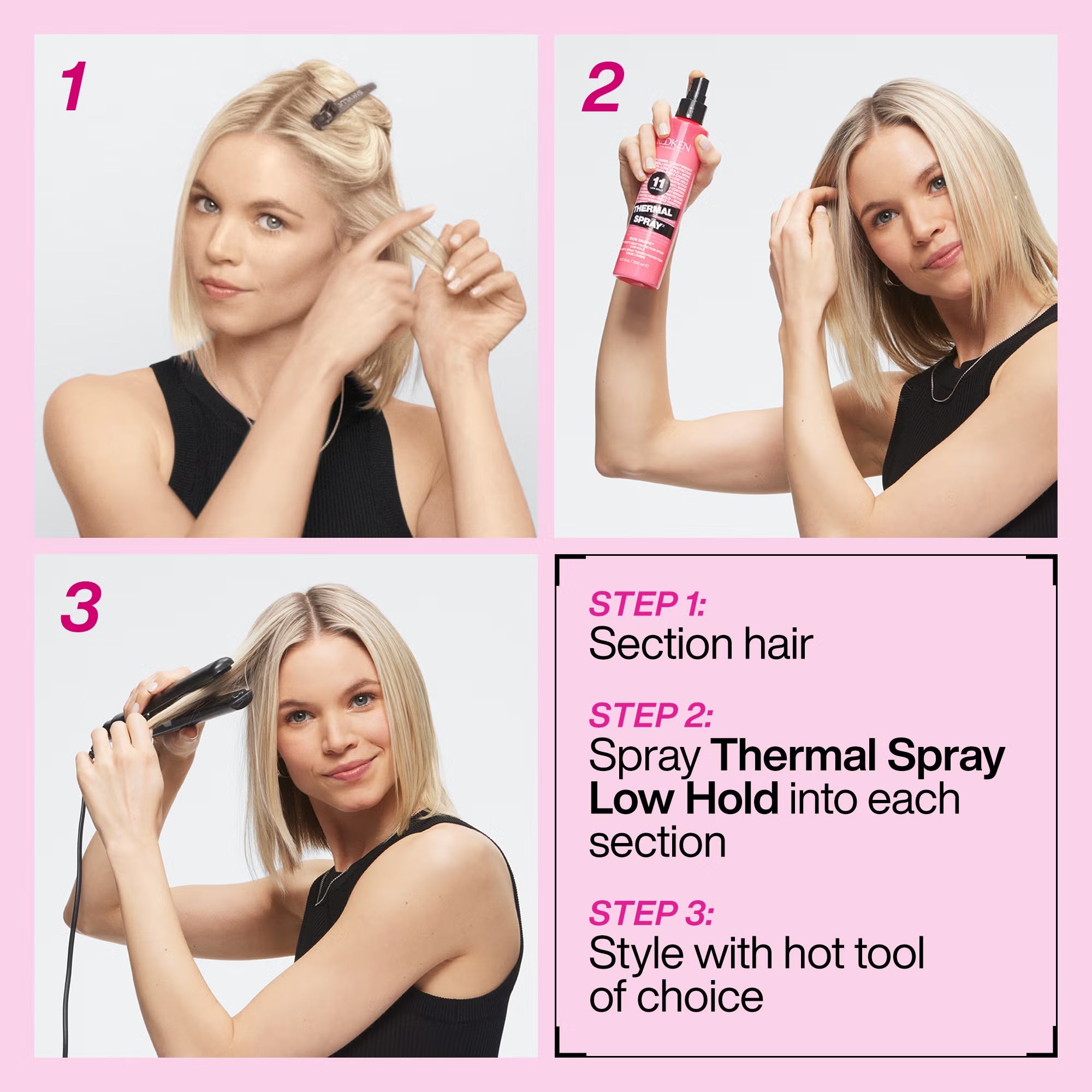 Redken Thermal Spray Hair Heat Protection Spray 250ml