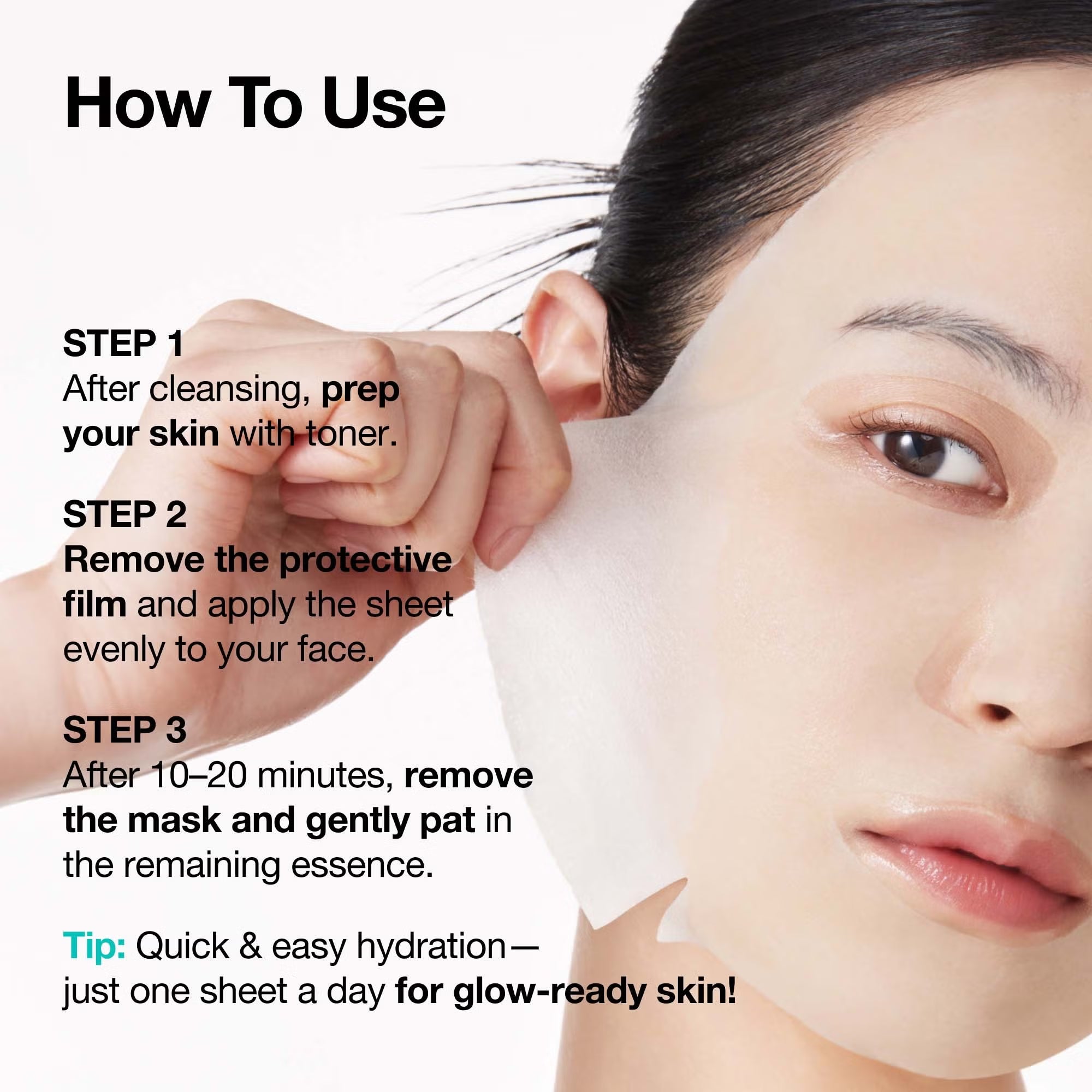 Anua PDRN Hyaluronic Acid Capsule 100 Serum Mask - 1 Sheet