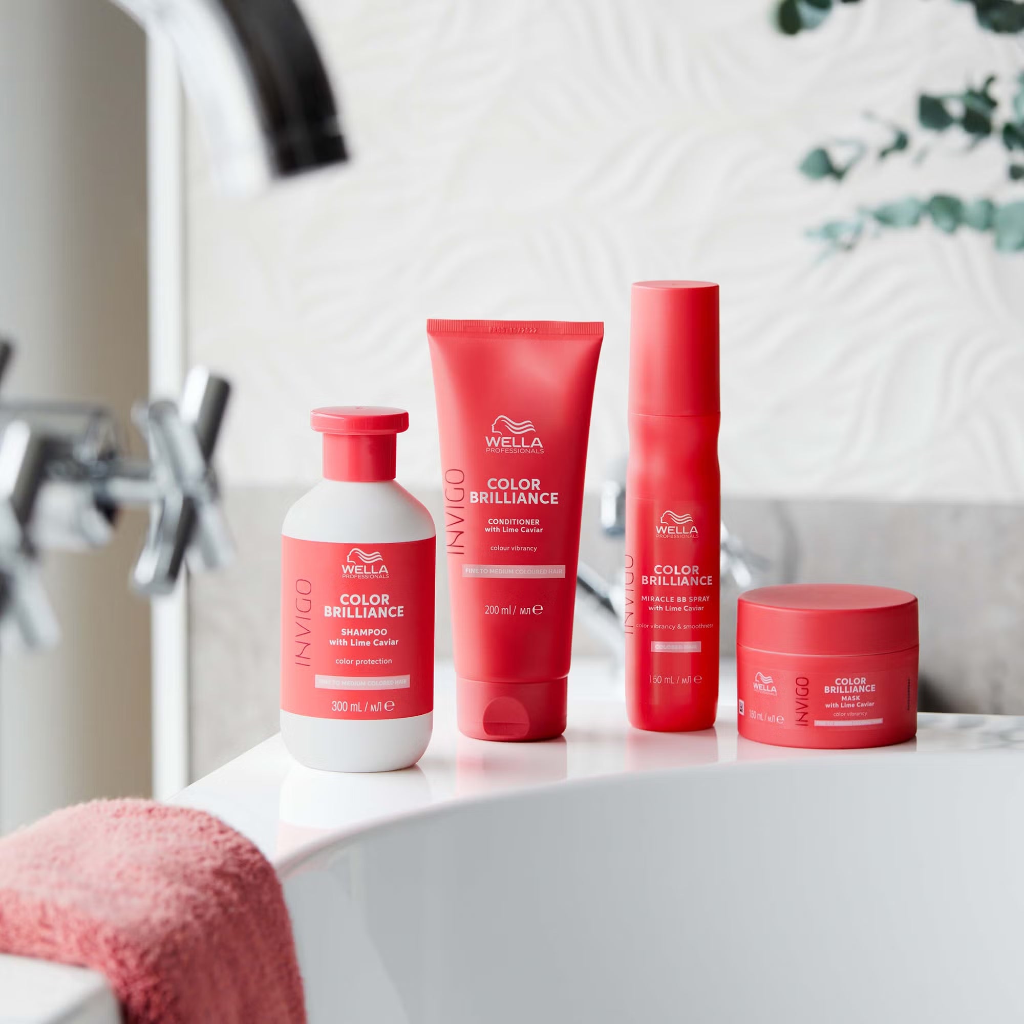 Wella Professionals INVIGO Brilliance Color Protection Shampoo for Coarse Hair