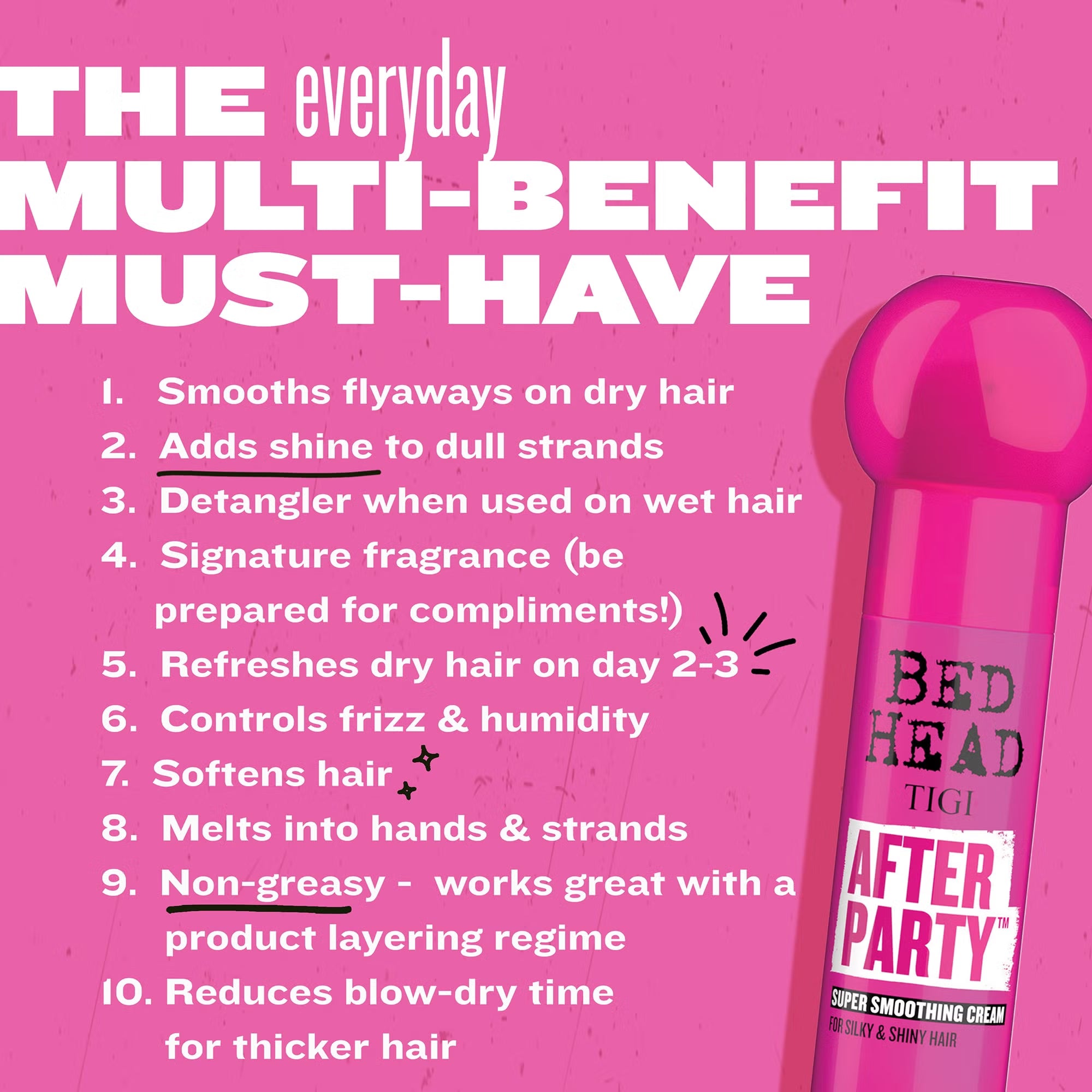 Bed Head After Party Smoothing Cream 100ml