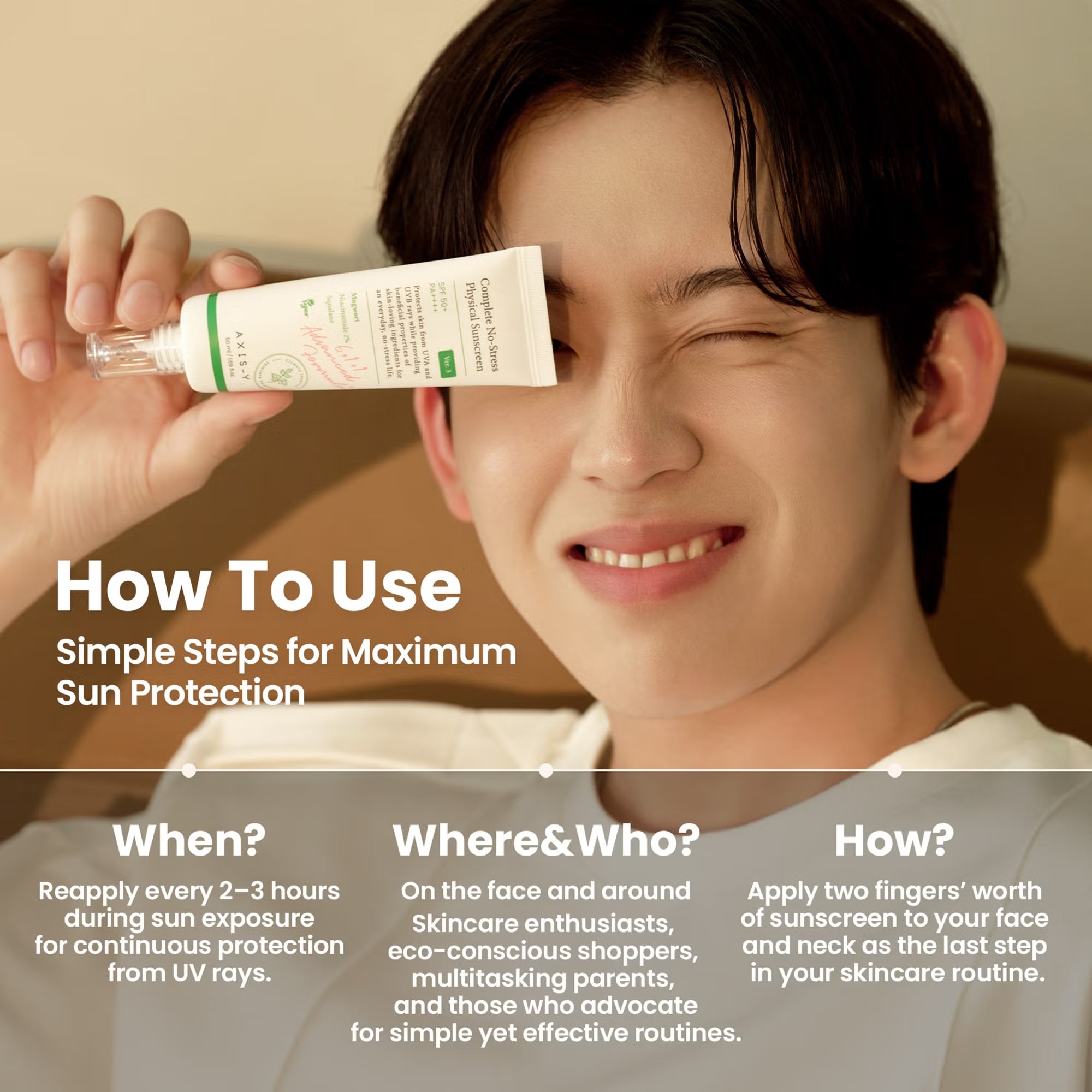 AXIS-Y Complete No-Stress Physical Sunscreen 50ml
